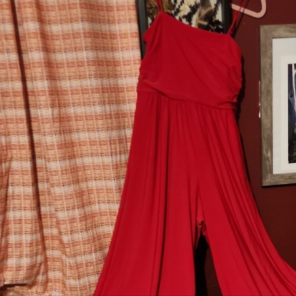 Nine Britton Vibrant Red Jumpsuit